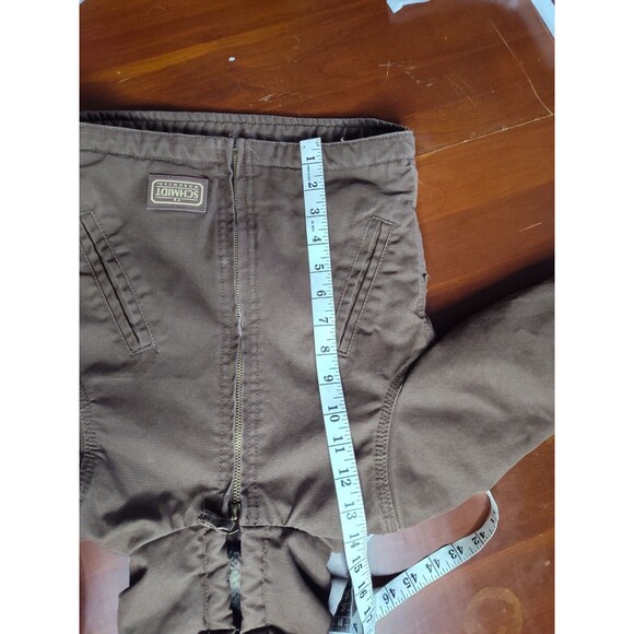 Little Boy Size 2 Toddler Schmidt Workwear Jacket/coat Hooded Brown Baby Toddler - Picture 7 of 8